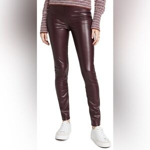 Rag and Bone Nina faux leather pull-on skinny pants